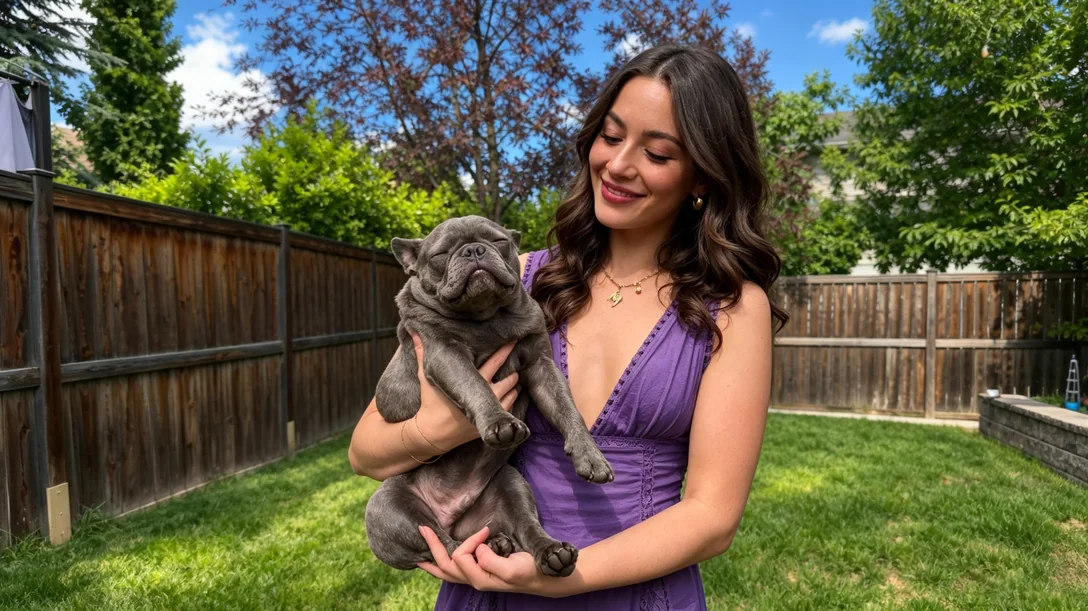 French Bulldog showing standard coat variations