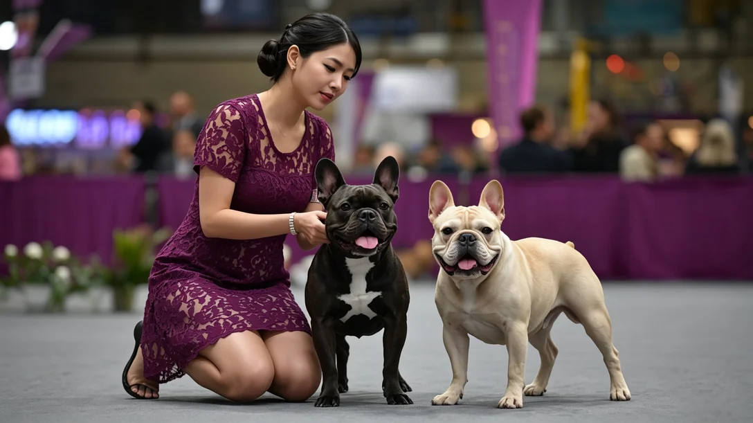 Early French Bulldog puppy training and socialization session